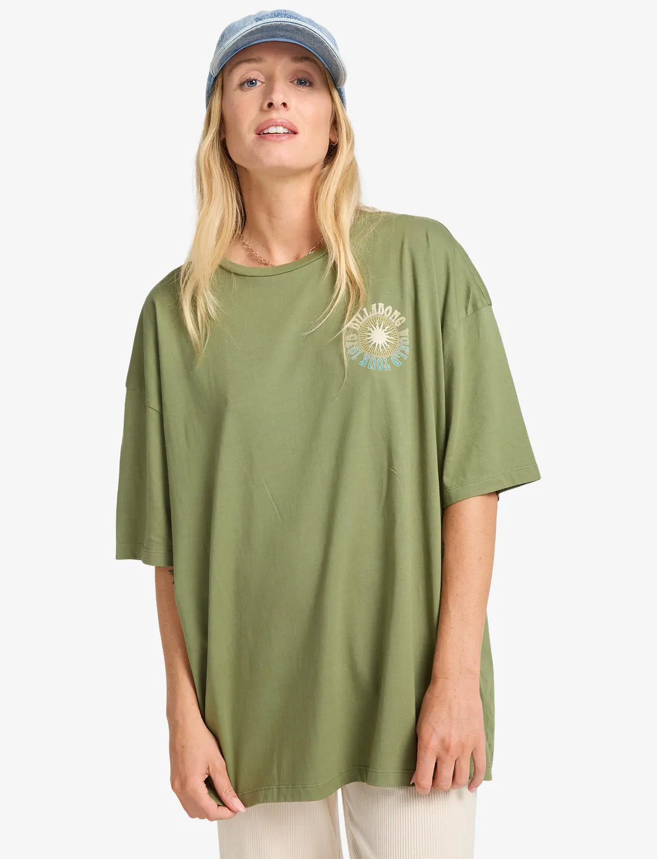 Billabong Take A Tour, S, Green, Sports Overdele & T-shirts > Sport T-shirts, Dame