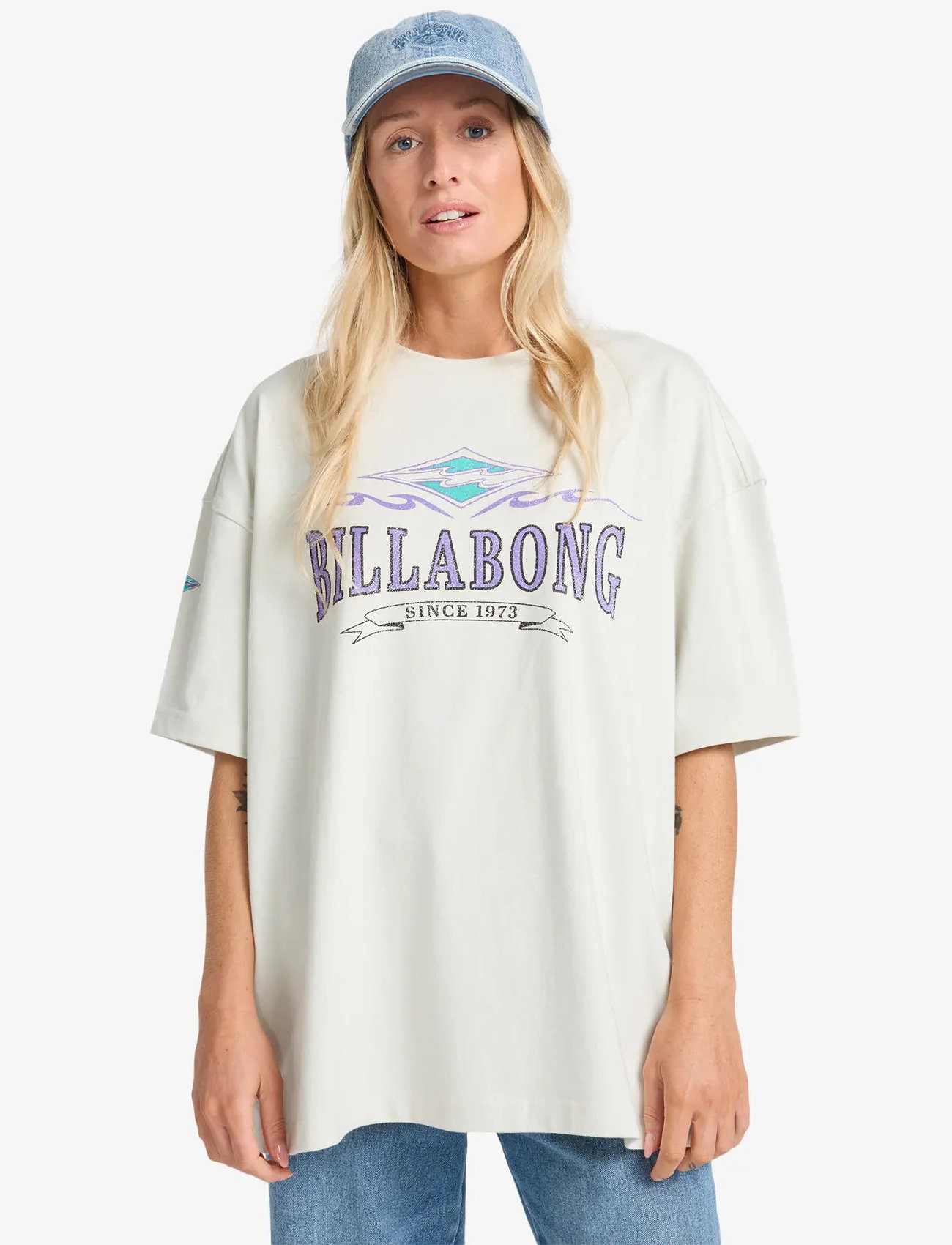 Billabong Wave Out Tee, M, Grey, Sports Overdele & T-shirts > Sport T-shirts, Dame