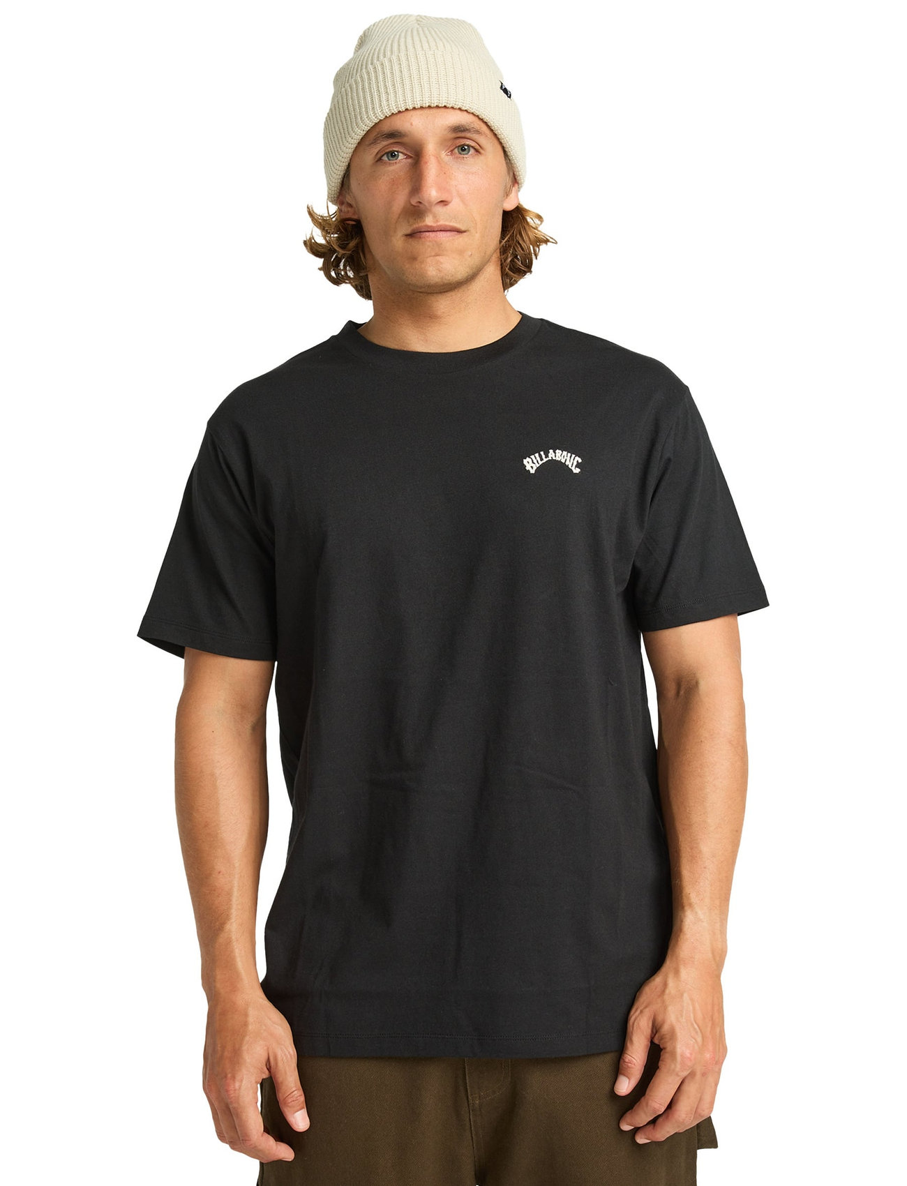 Billabong Arch Crew Ss, XS, Black, T-Shirts > Kortærmede, Herre