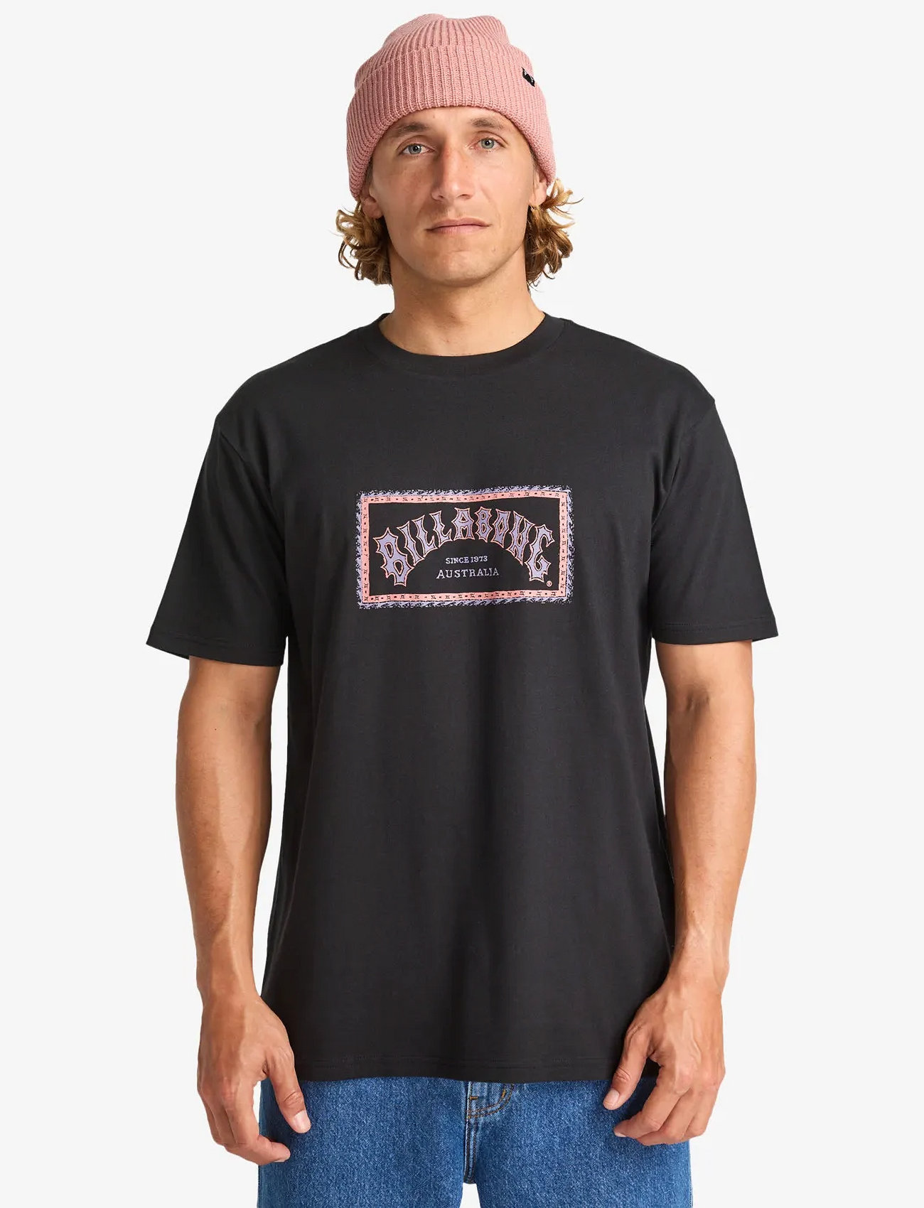 Billabong Arch Frame Ss, L, Black, T-Shirts > Kortærmede, Herre