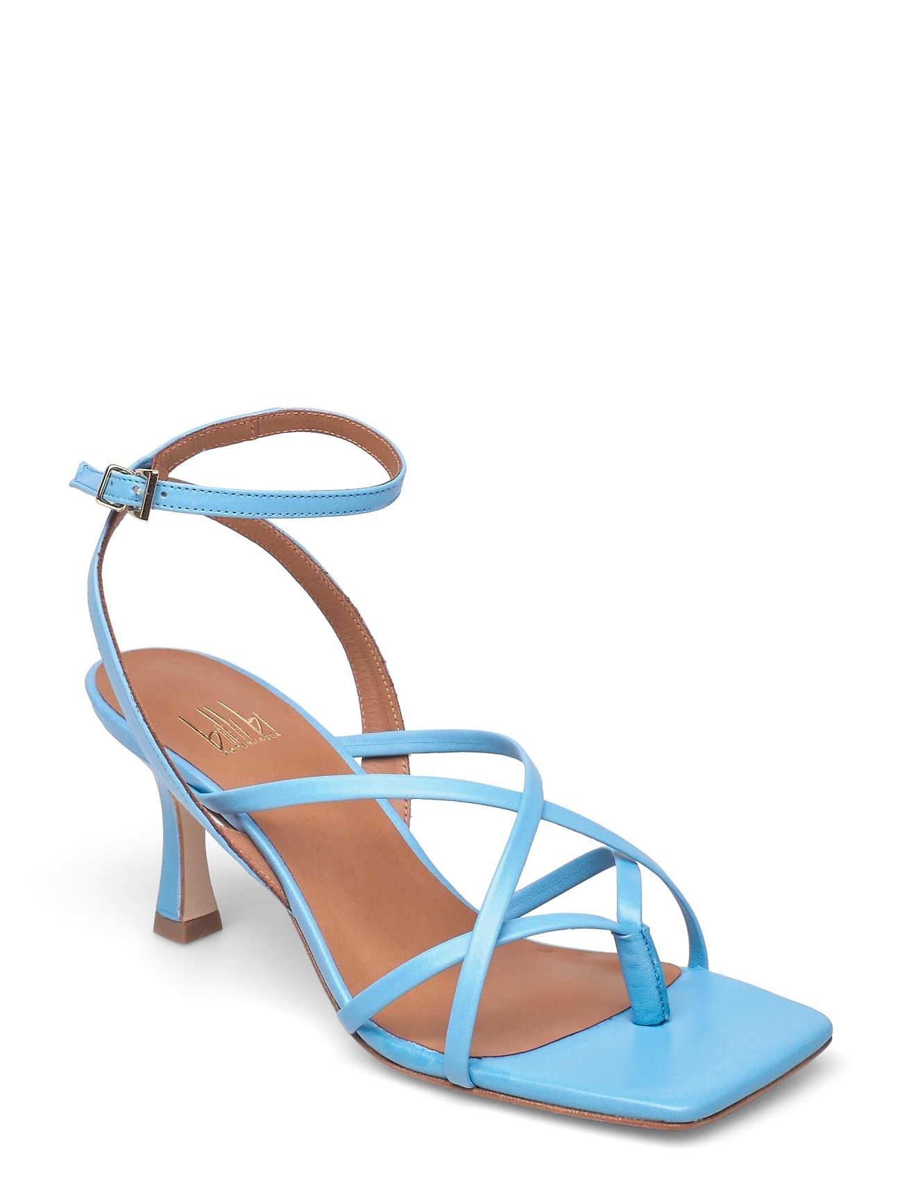 Bi højhælede sandaler – Sandals 2639 Sandal Med Hæl Blå Billi Bi til dame i OFF WHITE NAPPA 73 - Pashion.dk