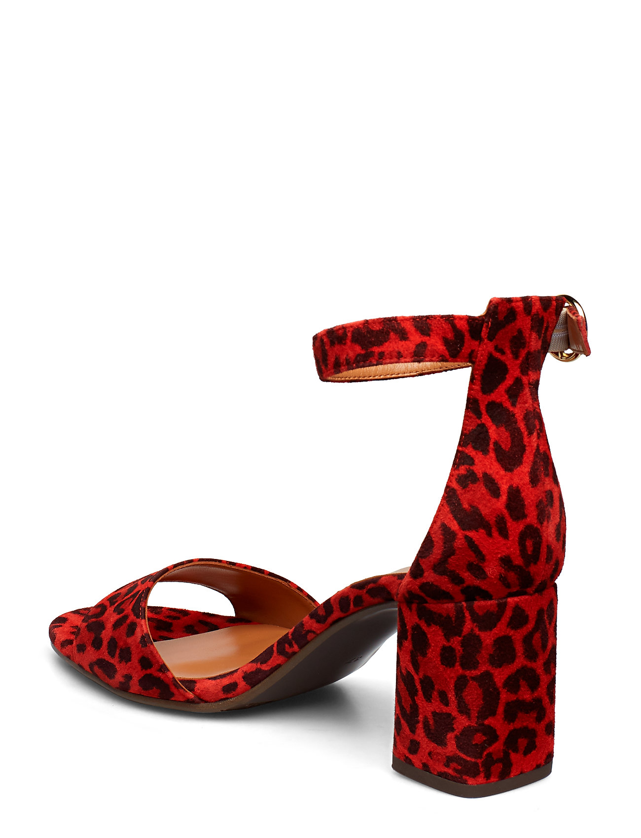 Bi Sandals 8123 (Red Leopardo Lips Suede 548), 479.60 kr Stort udvalg af designer mærker | Booztlet.com