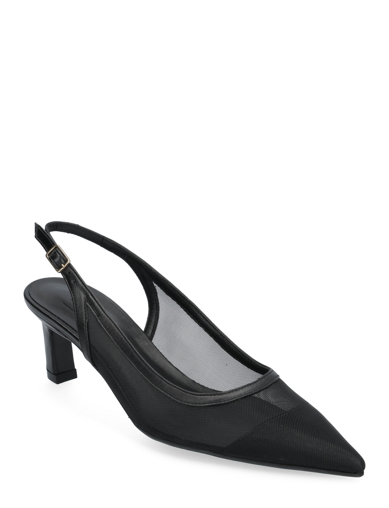 Pumps Shoes Sling Backs Heeled Slingbacks Black Billi Bi