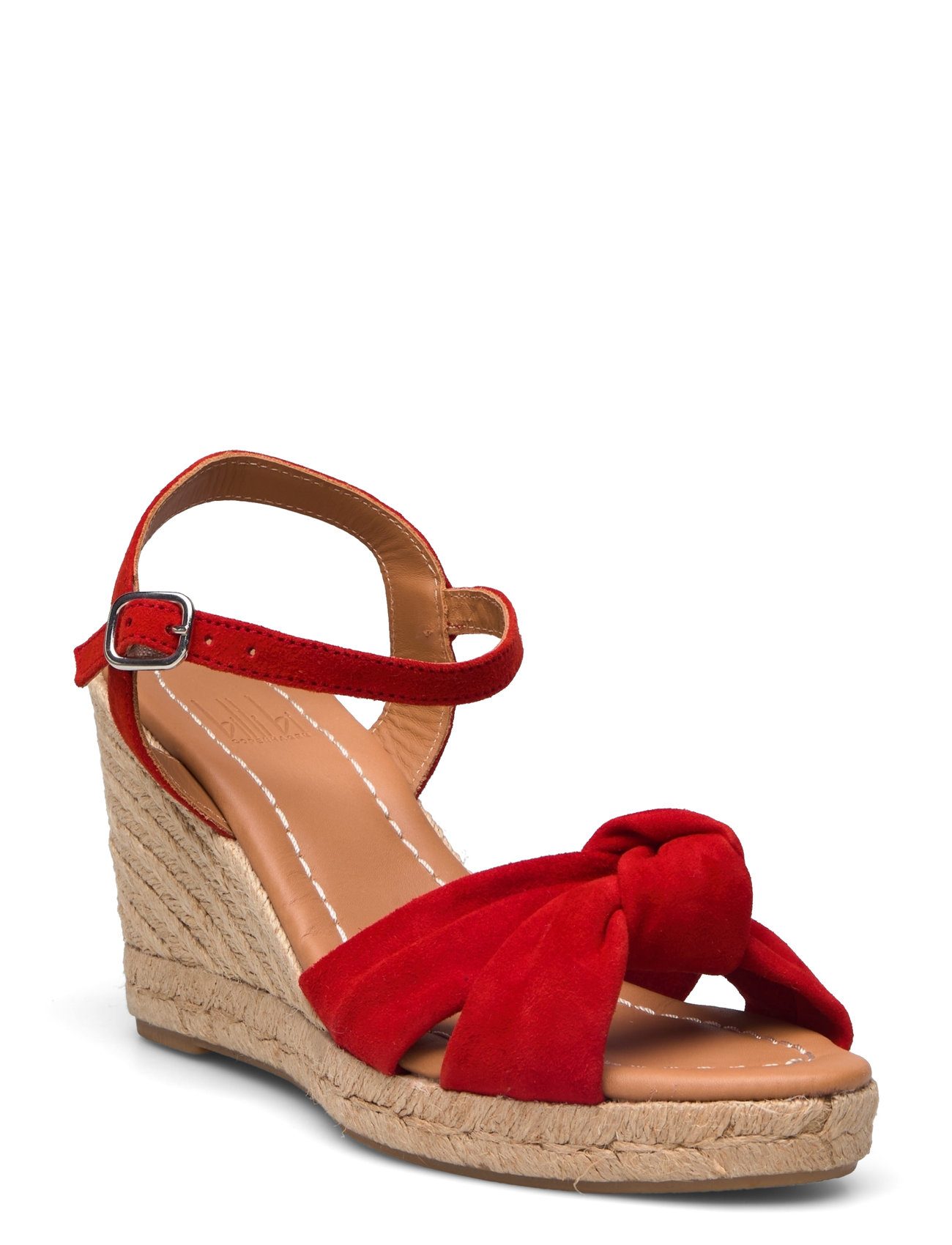 Espadrilles Espadrillos Med Hæl Sandal Red Billi Bi