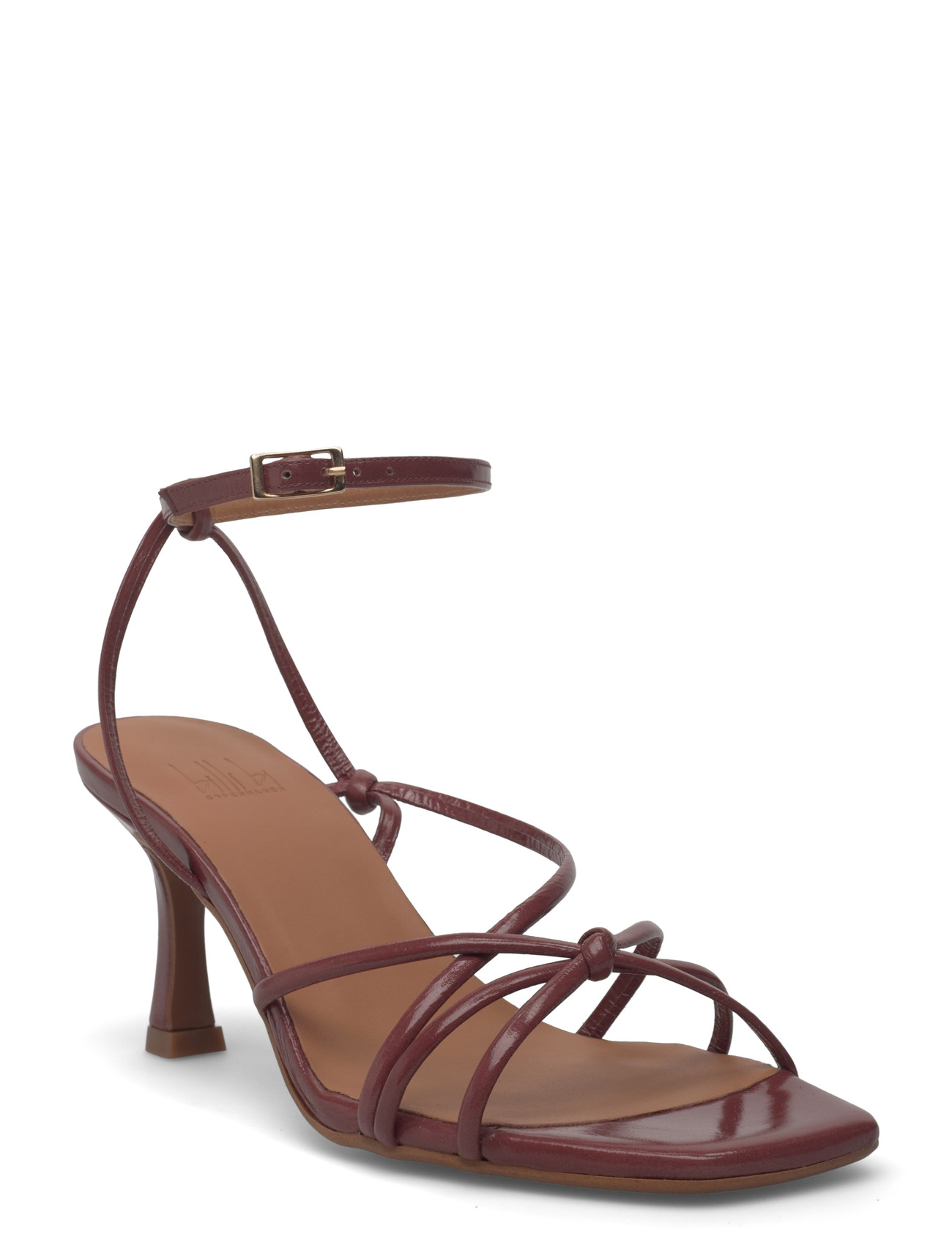 Billi Bi Heeled Sandals, 42, Burgundy, Hæle > Sandaler Med Hæl, Dame