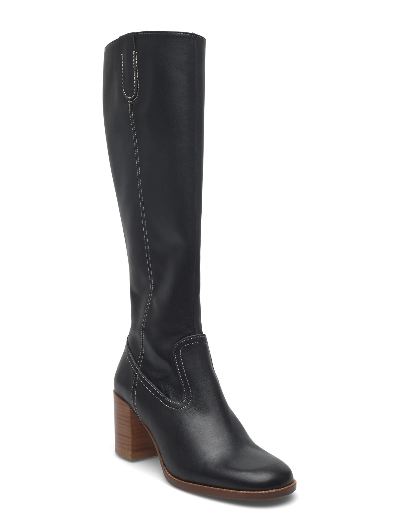 Billi Bi Long Boots, 38, Black, Støvler > Lange, Dame