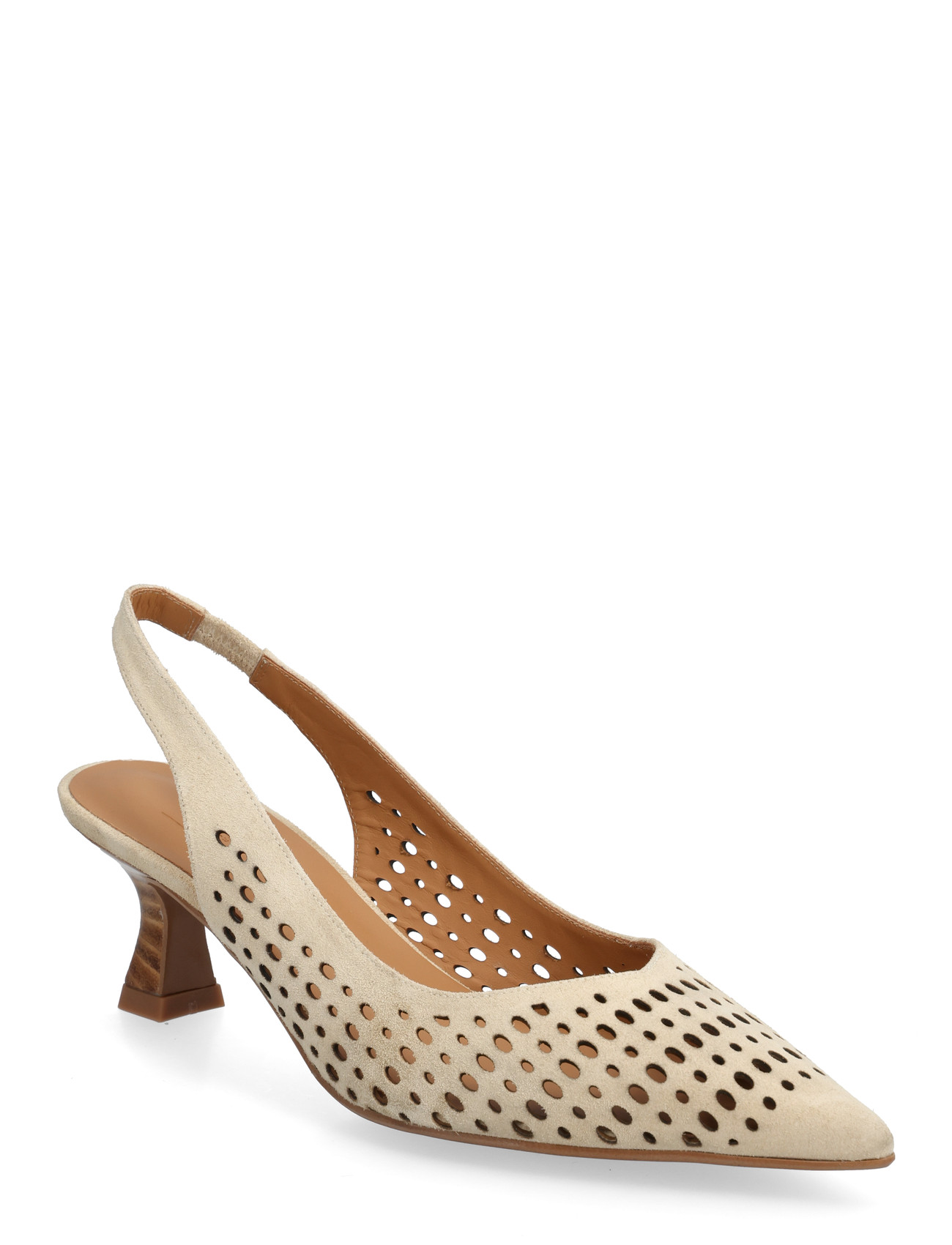 Billi Bi Sling Back, 41, Beige, Hæle > Pumps, Dame