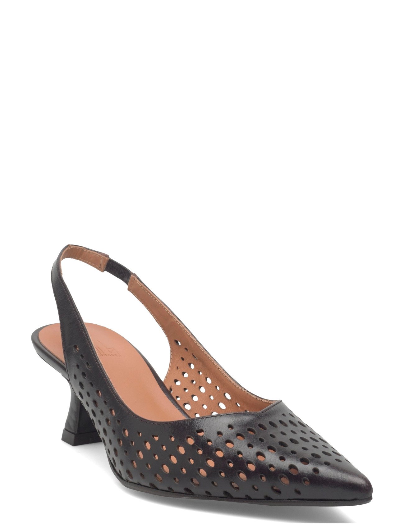 Billi Bi Sling Back, 38, Black, Hæle > Pumps, Dame
