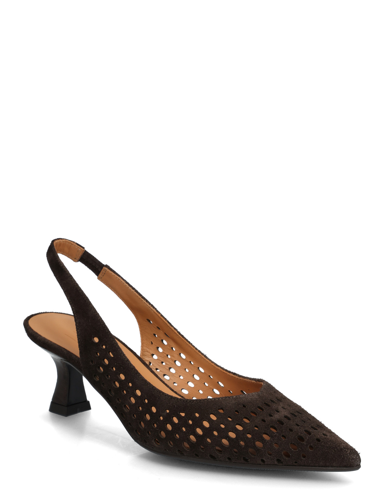 Billi Bi Sling Back, 37, Black, Hæle > Pumps, Dame