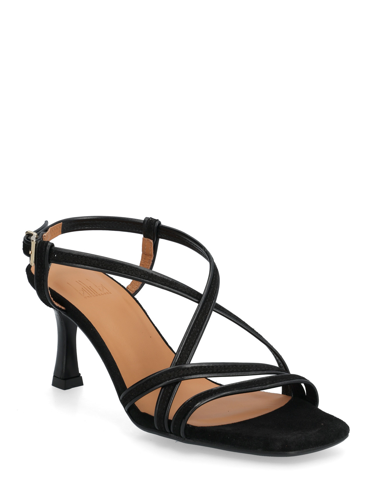 Billi Bi Heeled Sandals, 36, Black, Hæle > Sandaler Med Hæl, Dame