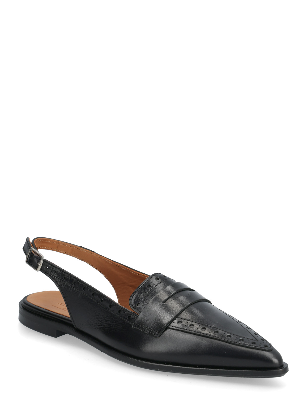 Billi Bi Sling Back, 40, Black, Slingbacks > Flade Slingbacks, Dame