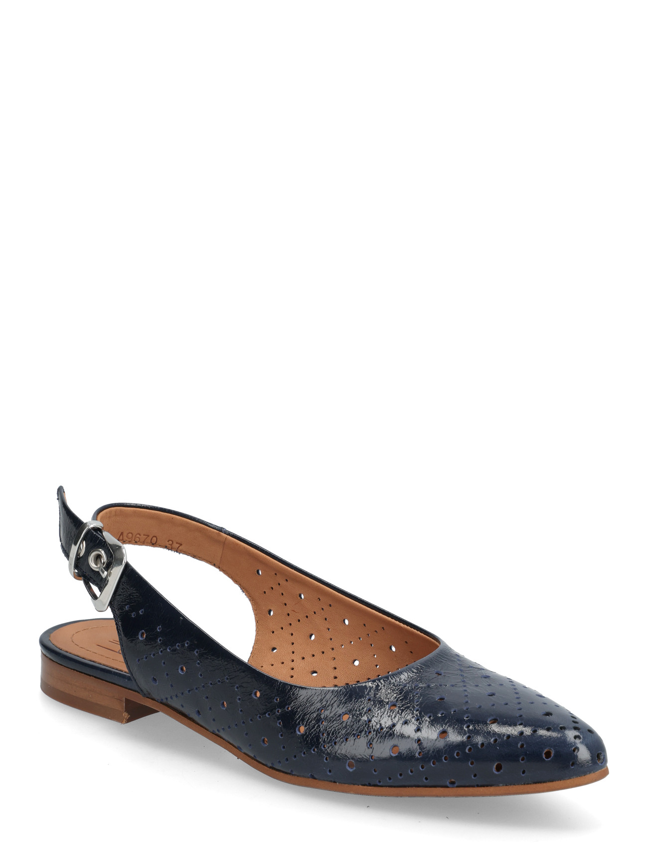 Billi Bi Sling Back, 36, Navy, Slingbacks > Flade Slingbacks, Dame