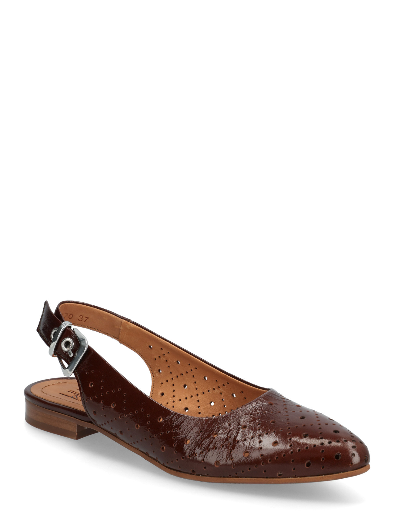 Billi Bi Sling Back, 37, Brown, Slingbacks > Flade Slingbacks, Dame
