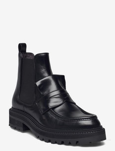 Boots A1290 - „chelsea“ stiliaus aulinukai - black calf 80