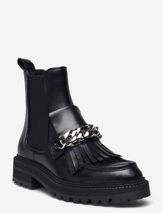 Boots - bottes chelsea - black calf/silver 80