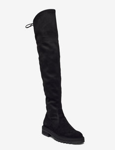 Long Boots A1303 - høye boots - black suede 500