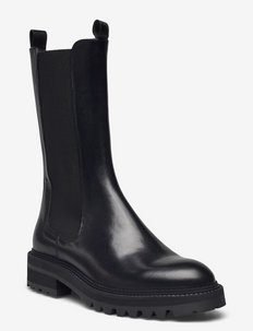 Boots A1336 - chelsea stila zābaki - black calf 80