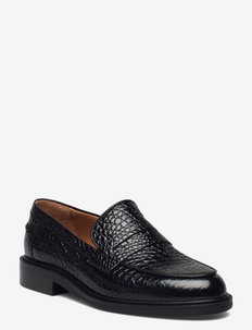 Shoes A1361 - loafers - black yango 10
