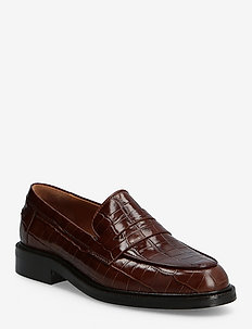 Shoes A1361 - loafers - cognac croco 25