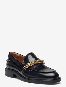 Shoes A1490 - loafers - black polido/gold  900