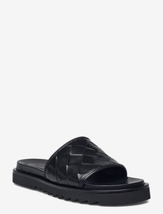 Sandals A1575 - flat sandals - black calf 80