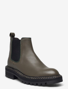 Boots A1689 - chelsea boots - army green nappa 76