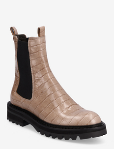 A1691 - chelsea boots - taupe monterrey croco 227