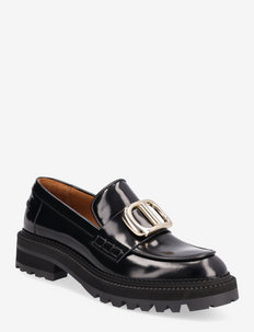 Shoes A3008 - loafers - black polido/gold  900