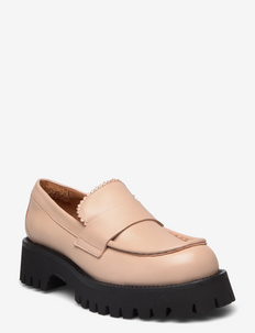 Shoes A3046 - loafers - beige arena nappa 72