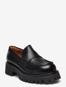 Shoes A3046 - loafers - black nappa 70