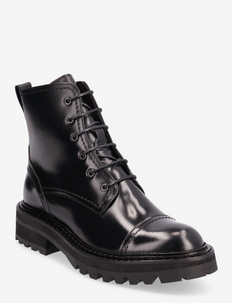 Boots A3312 - bottes lacées - black polido  900