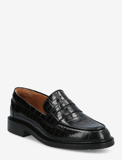 Shoes A1361 - loafers - black monterrey croco 20