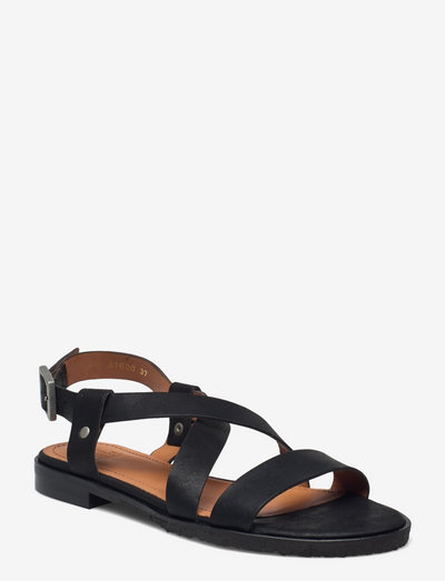 Sandals A1630 - flate sandaler - black varese 90