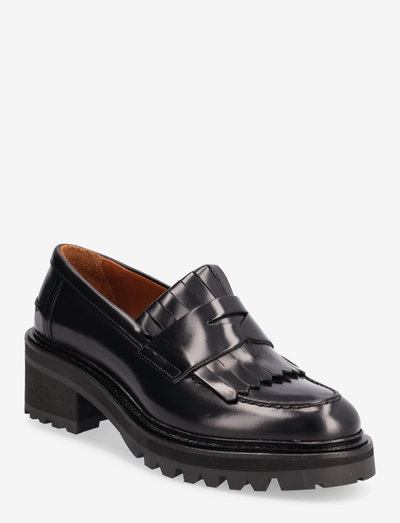Shoes A3307 - loafers - black polido  900