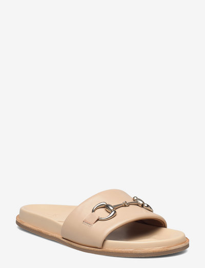 Sandals A5244 - platta sandaler - beige nappa 72