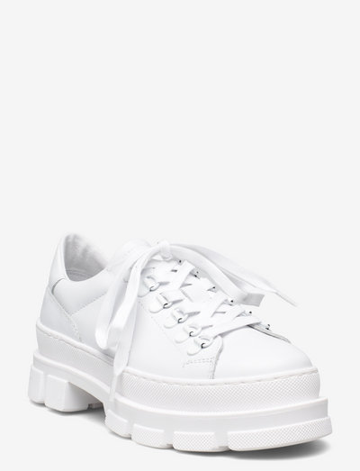 Shoes A5511 - sneakers med lavt skaft - white calf 83