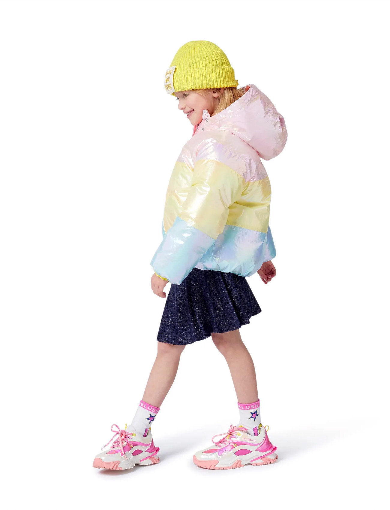 Billieblush Puffer Jacket, 150, Pink, Jakker Og Frakker > Puffer Og Vatterede, Børn