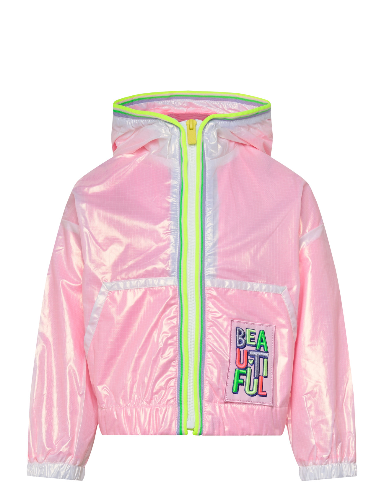 Billieblush Hooded Windbreaker, 104, Pink, Jakker & Frakker > Windbreaker, Børn
