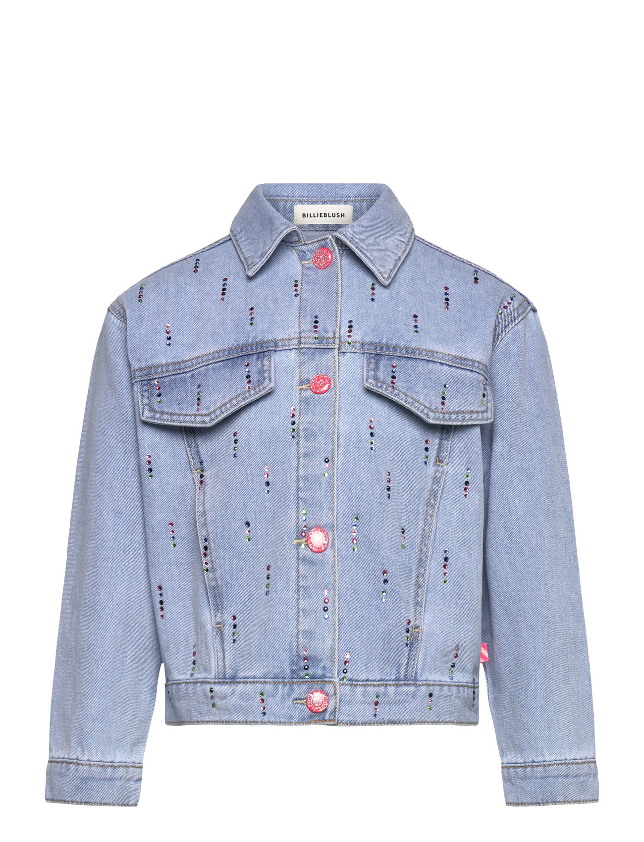 Billieblush Denim Jacket, 104, Blue, Jakker Og Frakker > Denim Og Fløjl, Børn