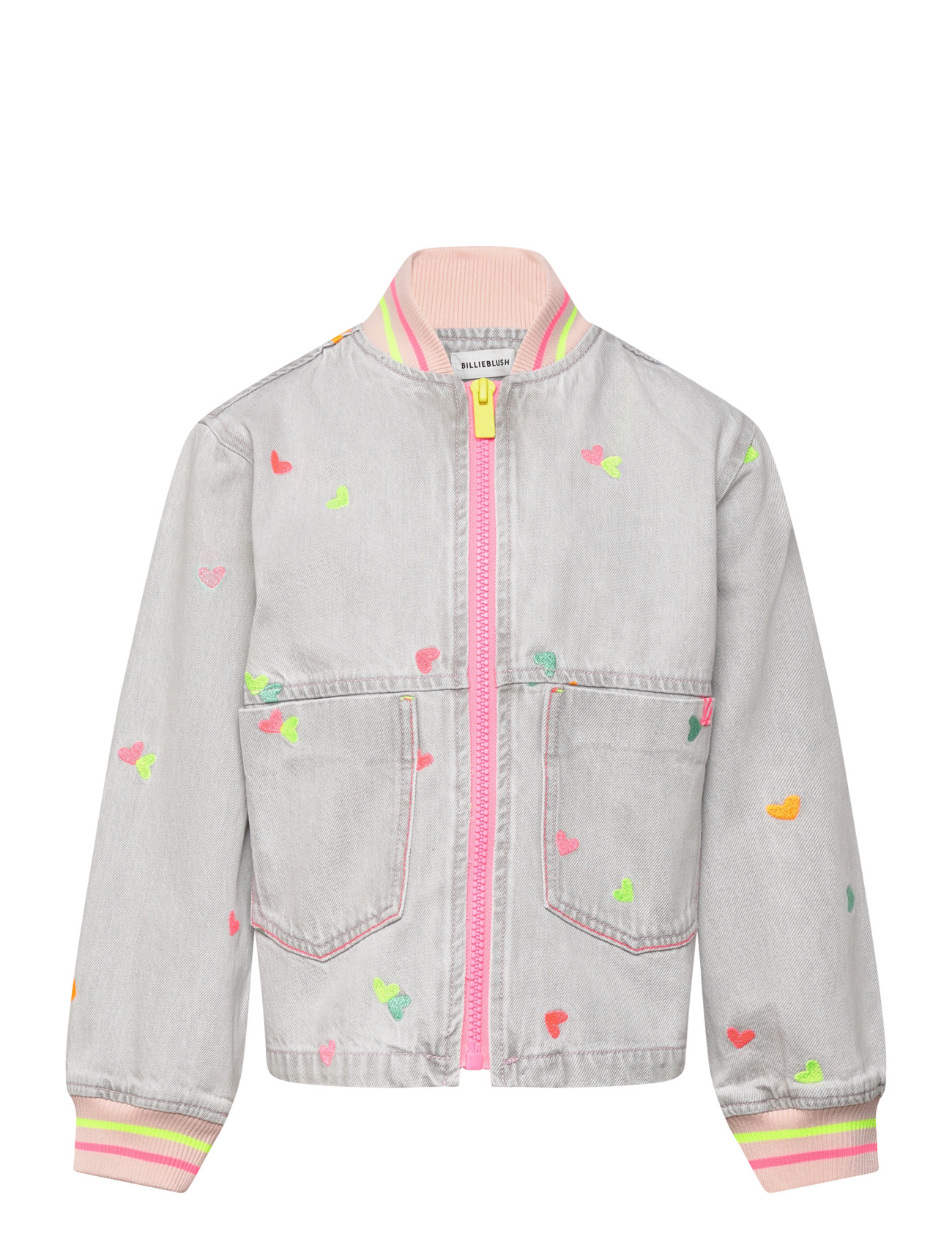 Billieblush Denim Jacket, 140, Grey, Jakker Og Frakker > Denim Og Fløjl, Børn