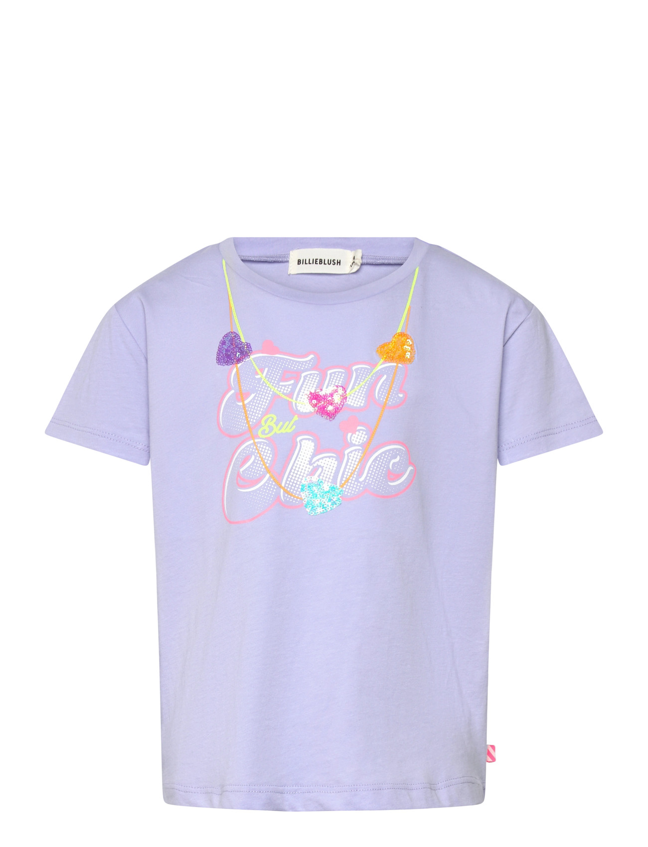 Billieblush Short Sleeves Tee-Shirt, 104, Purple, T-Shirts > Kortærmede, Børn