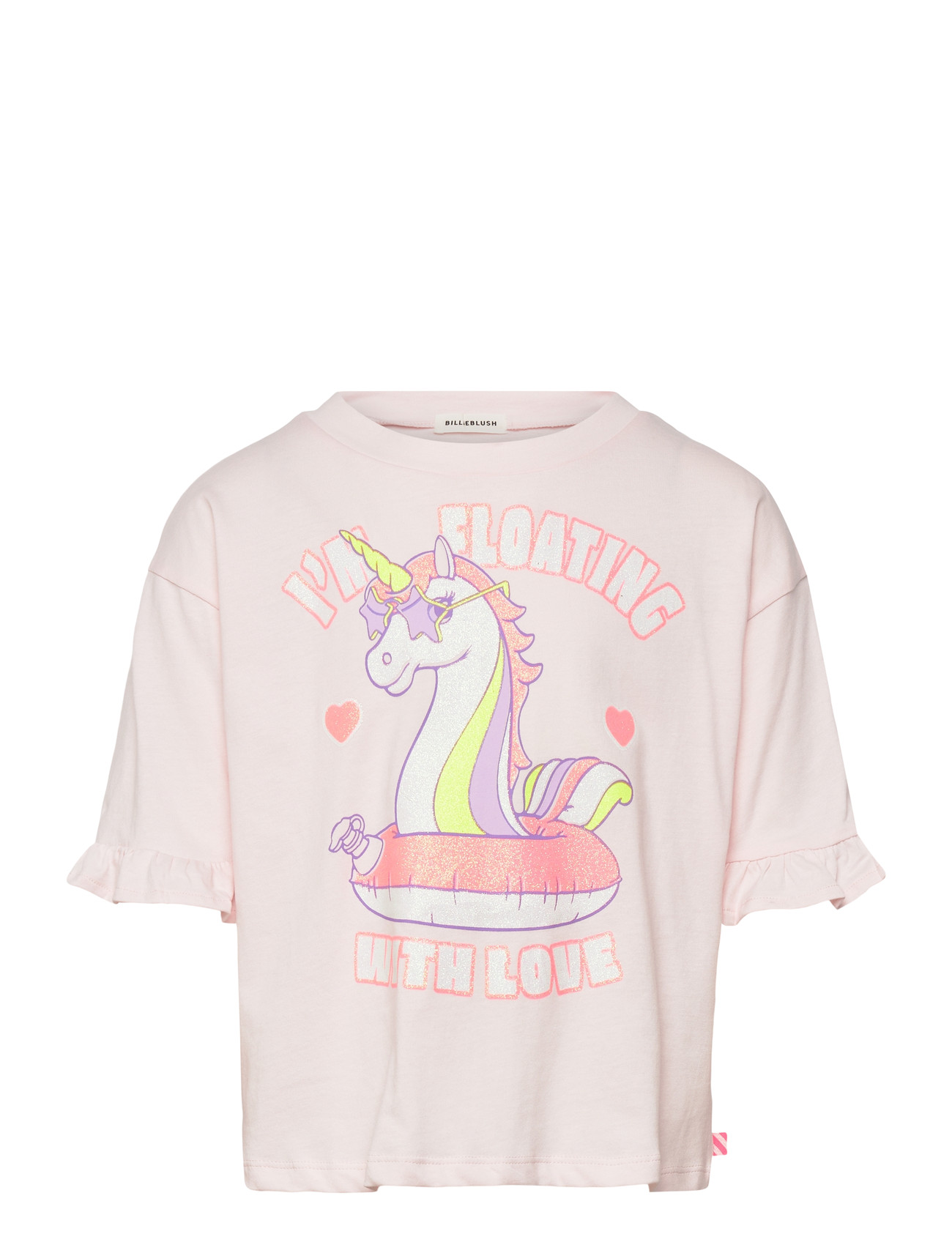 Billieblush Short Sleeves Tee-Shirt, 116, Pink, T-Shirts > Kortærmede, Børn