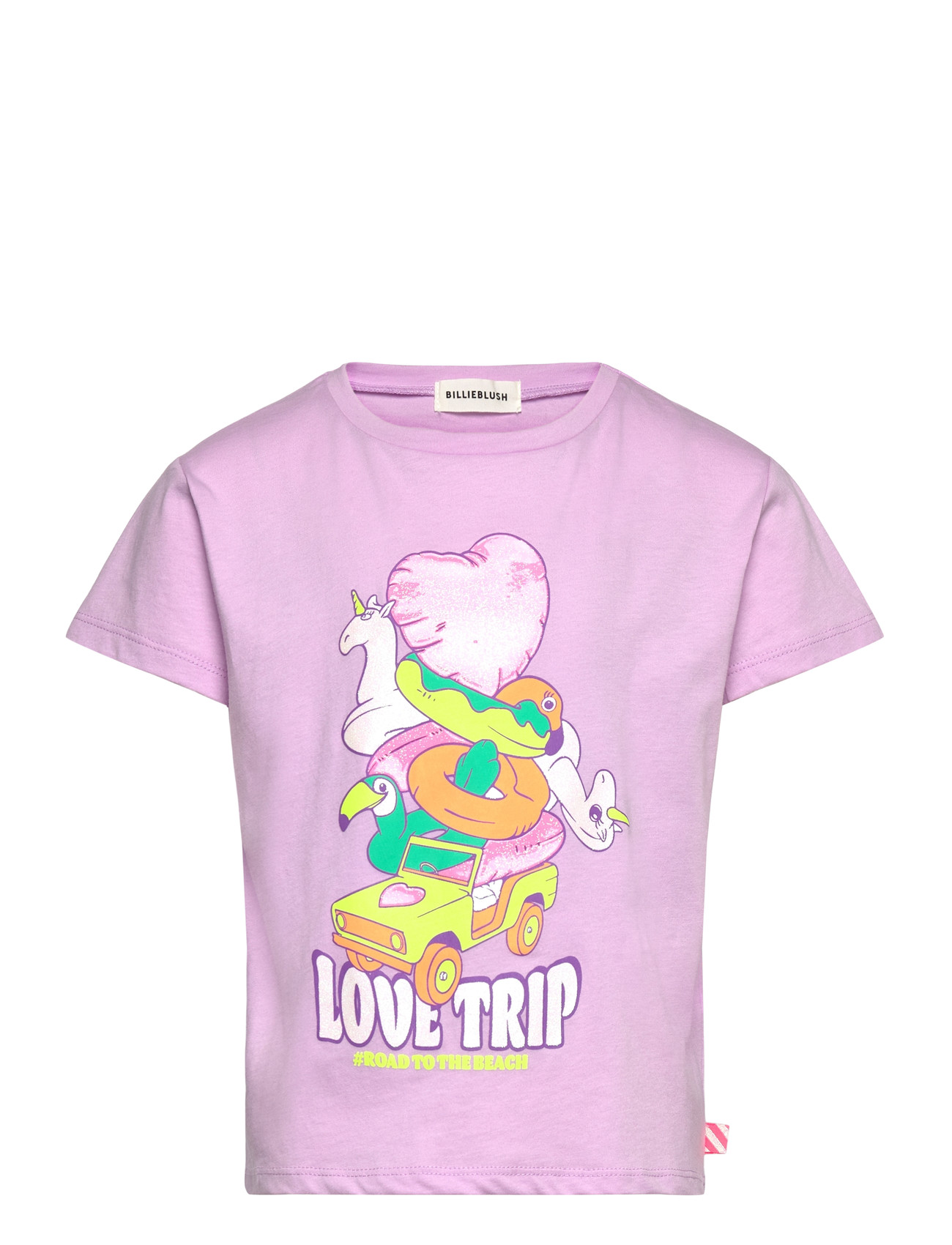 Billieblush Short Sleeves Tee-Shirt, 110, Purple, T-Shirts > Kortærmede, Børn