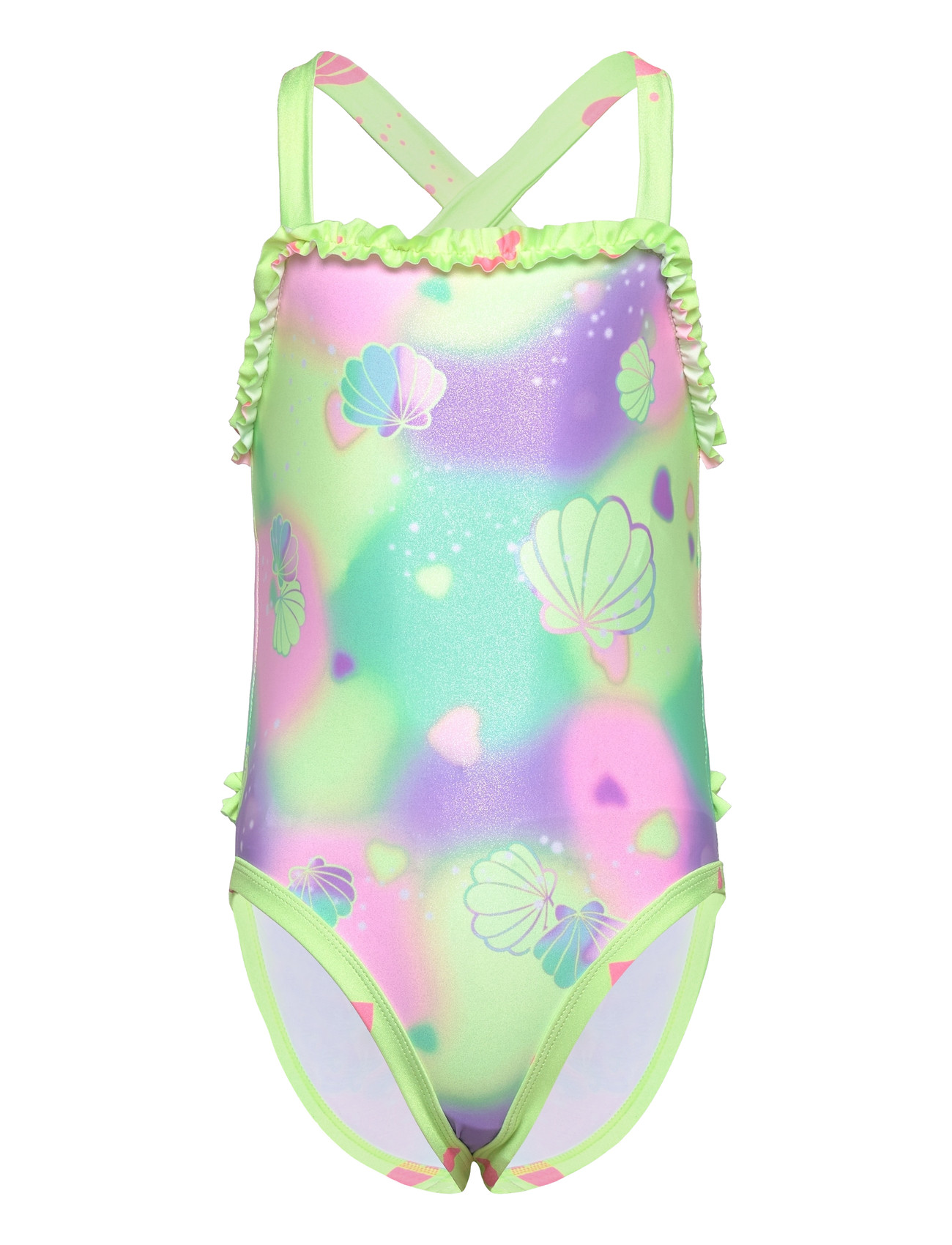 Billieblush Swimming Costume, 104, Green, Badetøj > Badedragter, Børn