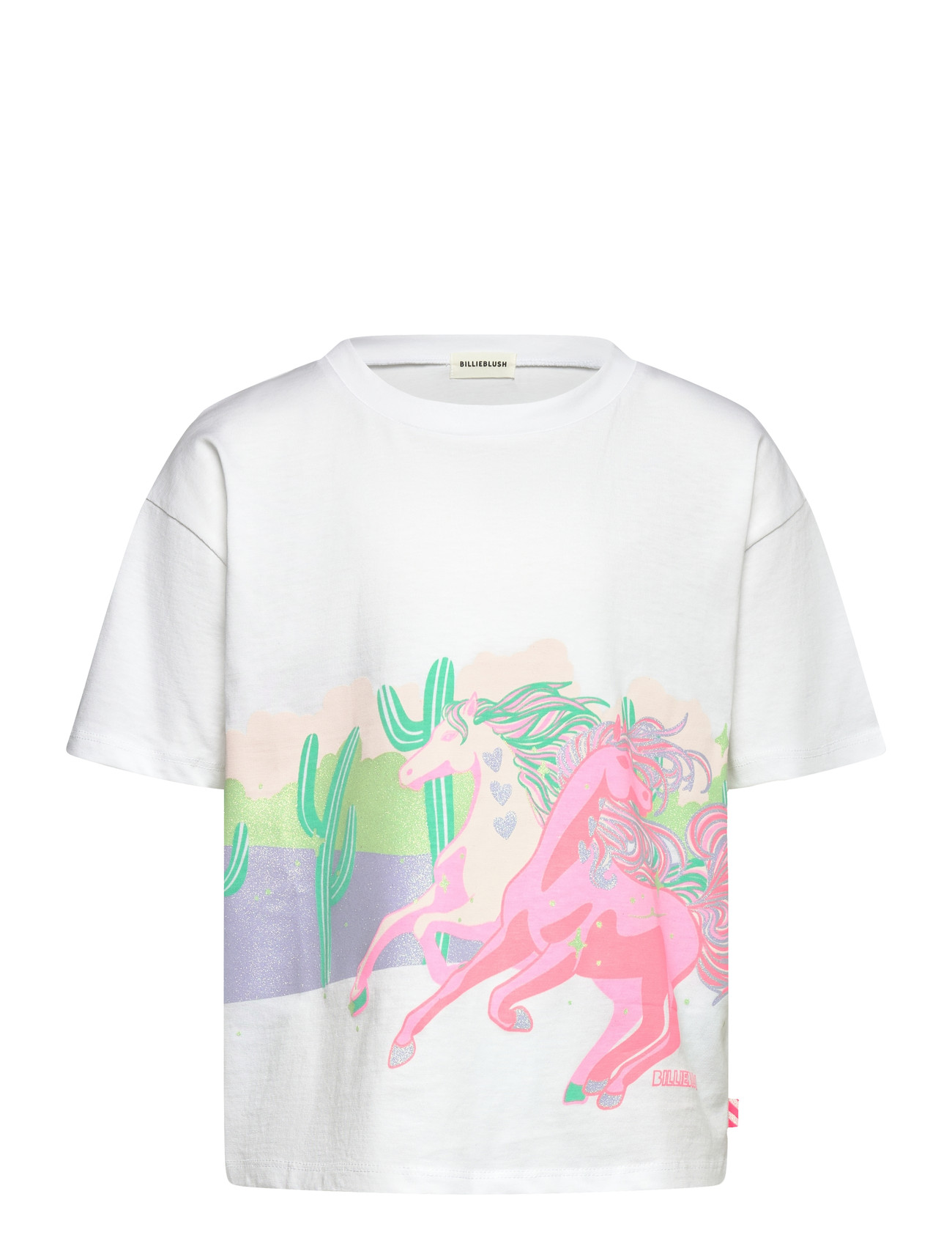 Billieblush Short Sleeves Tee-Shirt, 152, White, T-Shirts > Kortærmede, Børn