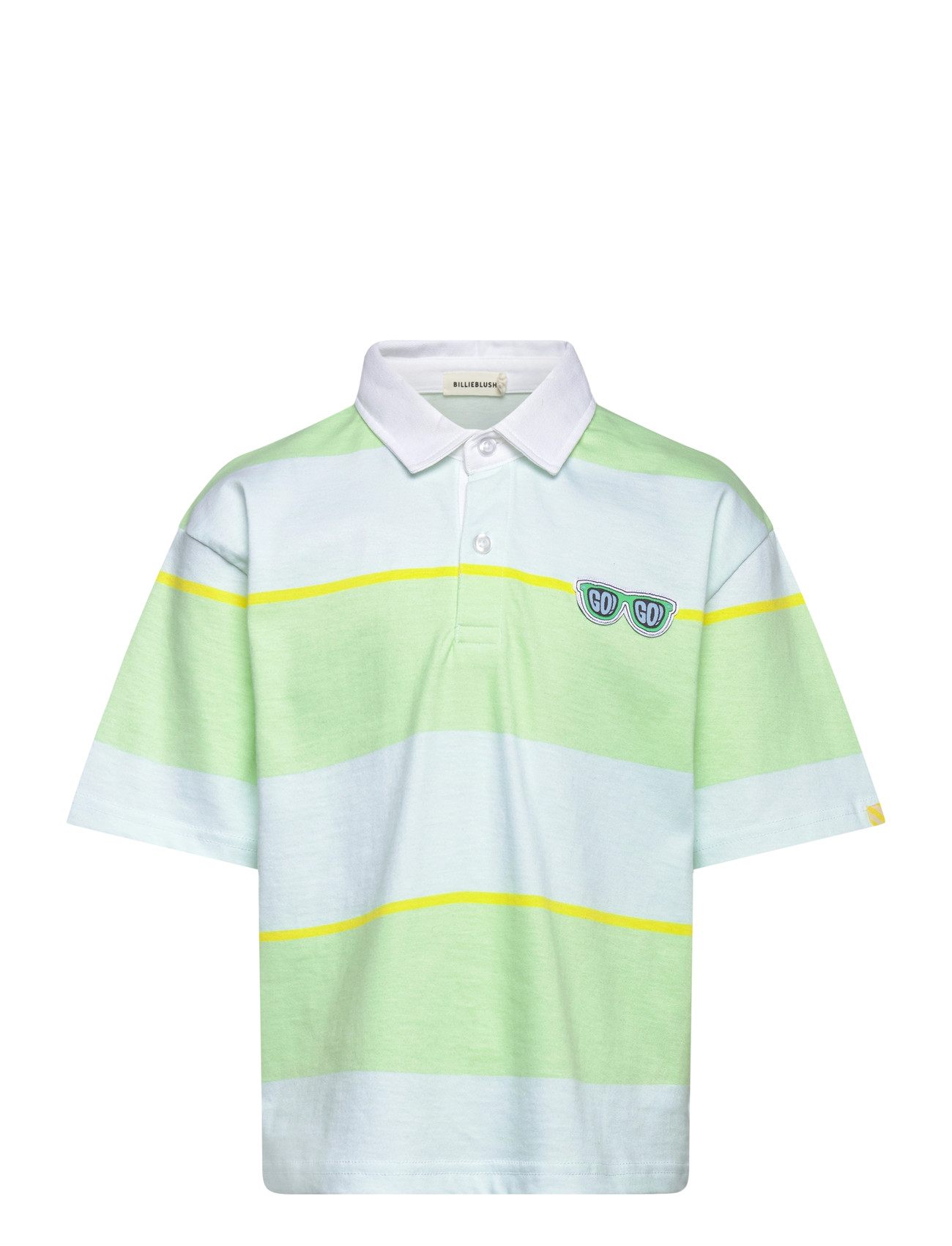 Billieblush Short Sleeve Polo, 104, Green, Poloshirts > Poloshirts Med Korte Ærmer, Børn