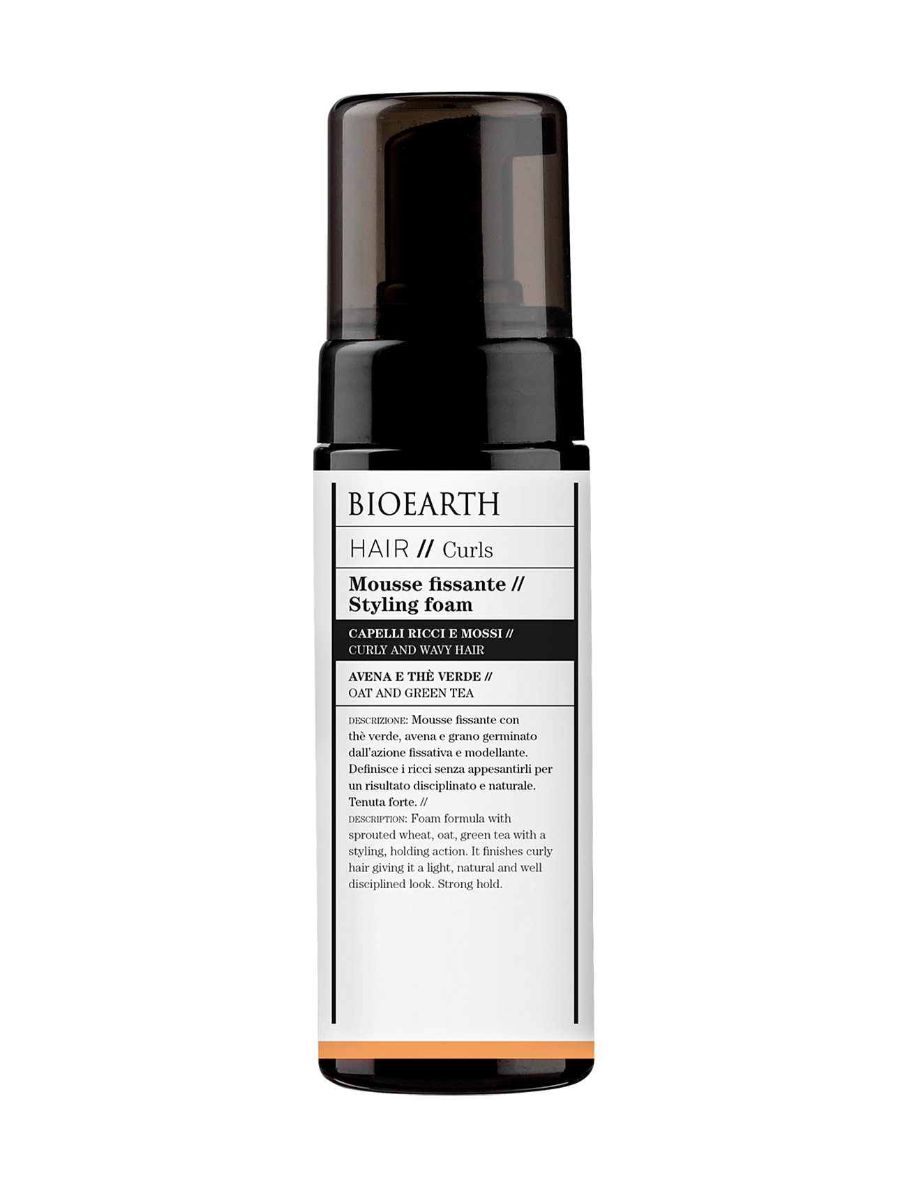 Bioearth Hair 2.0 Styling Foam Beauty Women Skin Care Face Cleansers Mousse Cleanser Nude Bioearth