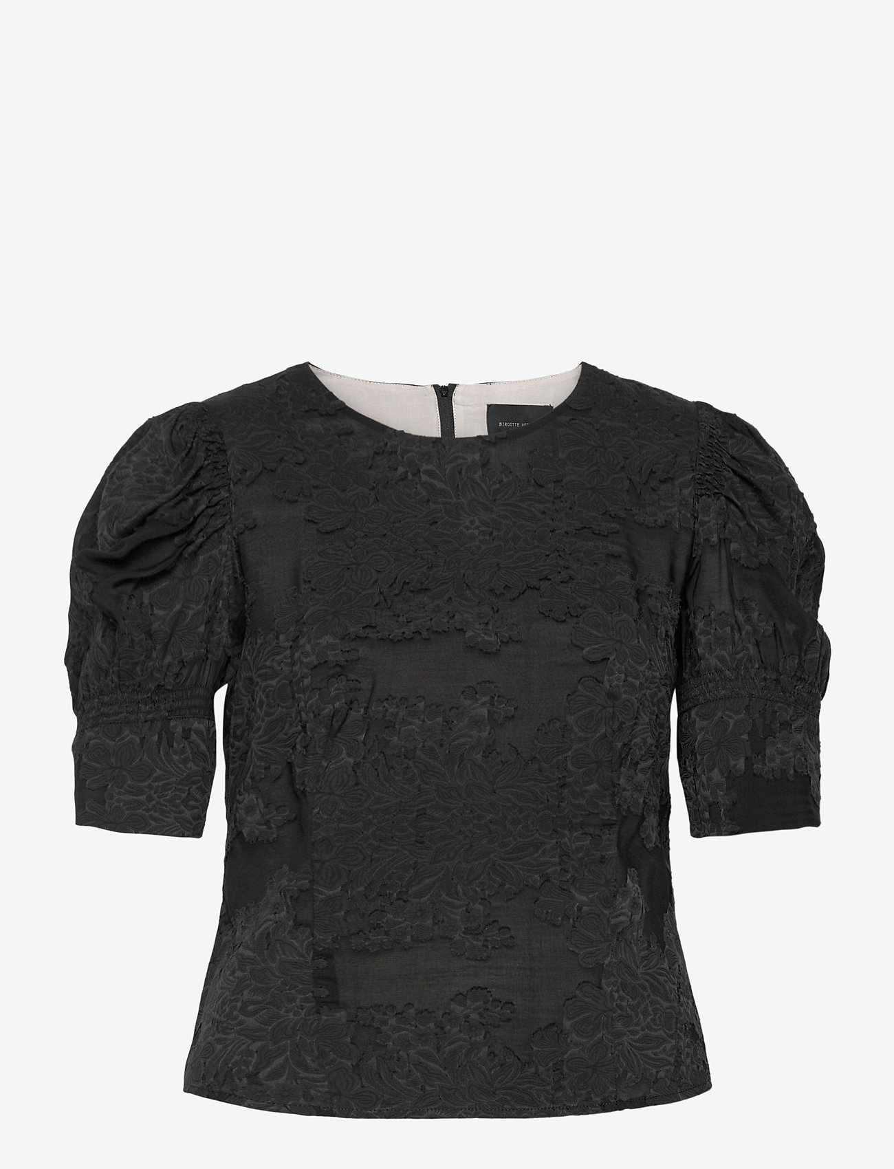 Birgitte Herskind - Wiliam Ltd Blouse - kortärmade blusar - black - 0