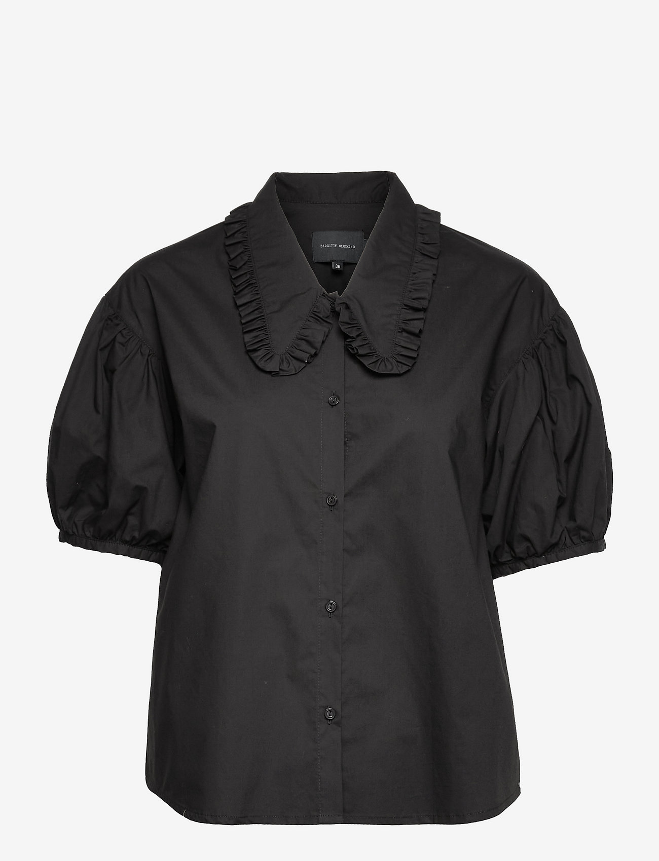 Birgitte Herskind - Irie Shirt - kortærmede bluser - black - 0