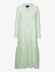 Birgitte Herskind - Trine Ltd. Dress - Light Green Checks - maxiklänningar - light green checks - 0